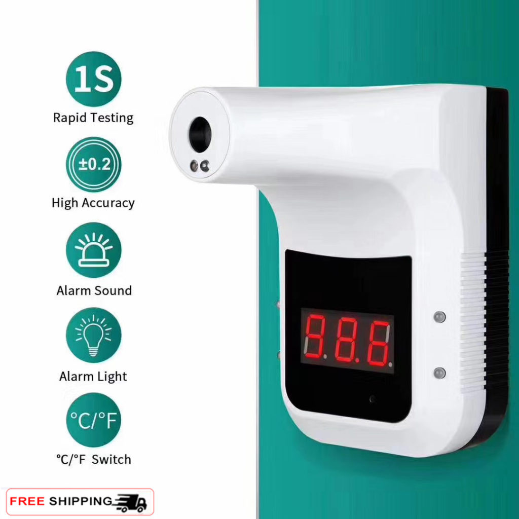 Touch Free Infrared Thermometer, Wall Mountable