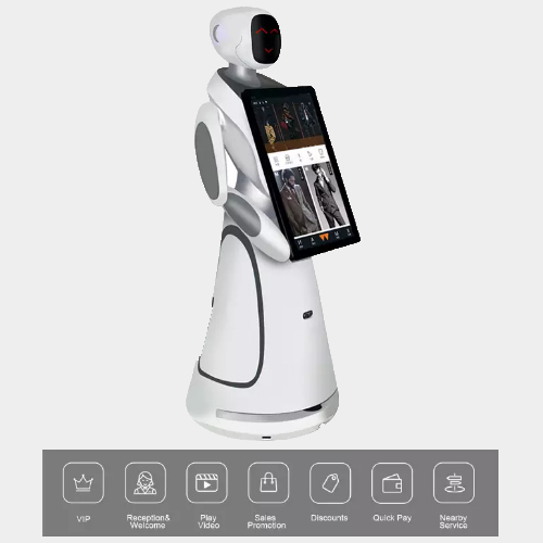 Humanoid Intelligent Commercial Service Robot SIFROBOT-5.3
