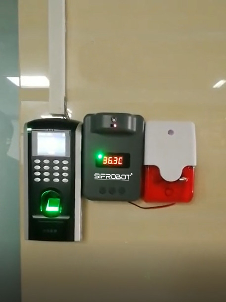Wall Mounted Access Control Temperature Detector